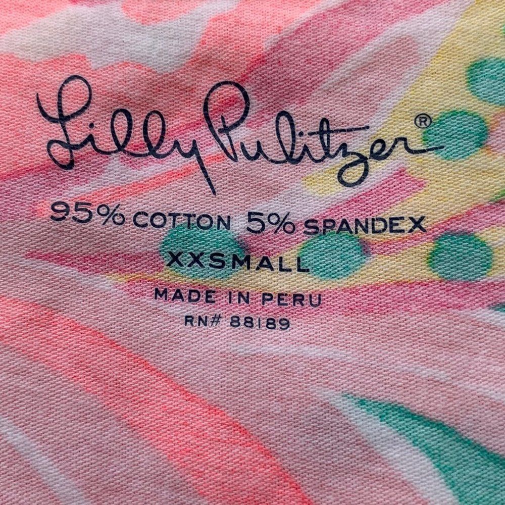 New Lilly Pulitzer Flamingo Michelle Top Size XXS - Picture 3 of 6